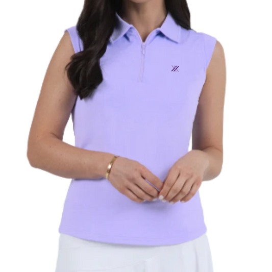 Women's IBKUL Sleeveless Polo