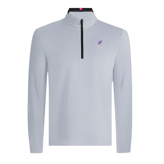 Men's G/FORE Brushed Back Tech Terry Quarter Zip