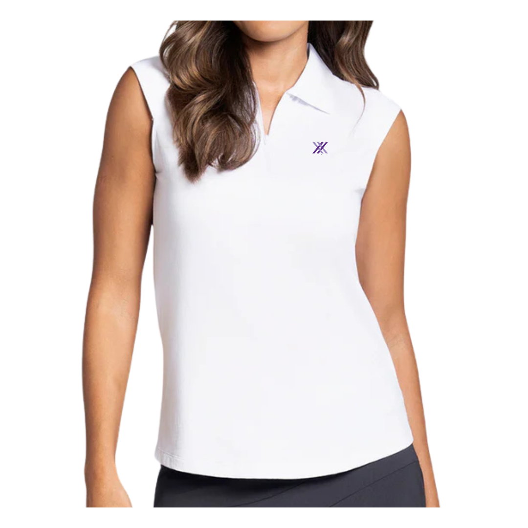 Women's IBKUL Sleeveless Polo
